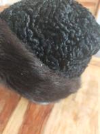 Bontmuts zwart.( Gevoerd), Ophalen of Verzenden, Zo goed als nieuw, One size fits all