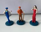 Plastic figuurtjes 4 cm cluedo rusty miss scarlett peacock, Ophalen of Verzenden, Zo goed als nieuw, 1:50 of kleiner