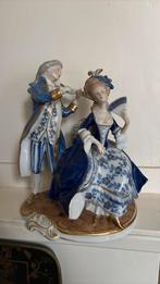 beeld violist en dame merk Unterweissbach, Ophalen of Verzenden