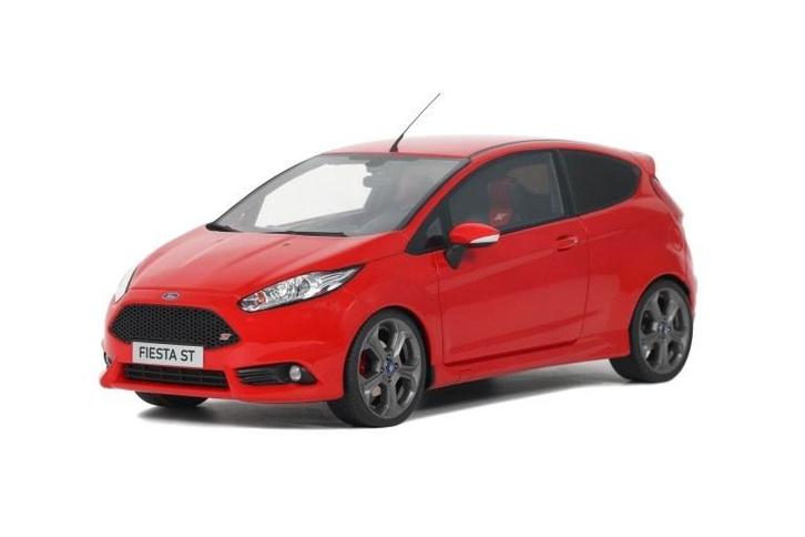 Ford Fiesta MK7 ST (Race Red), Hobby en Vrije tijd, Modelauto's | 1:18, Nieuw, Auto, OttOMobile, Ophalen of Verzenden
