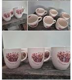 6 Jet ter Steege mokken Platycodon, Ophalen of Verzenden