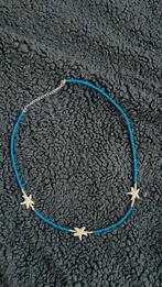 Ketting, Sieraden, Tassen en Uiterlijk, Kettingen, Overige materialen, Verstelbaar, Blauw, Nieuw