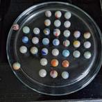 3 glazen solitaire spellen, Ophalen of Verzenden, Zo goed als nieuw