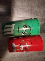 M&M's 2x beker set met deksel nieuw nooit gebruikt, Ophalen of Verzenden, Nieuw, Gebruiksvoorwerp