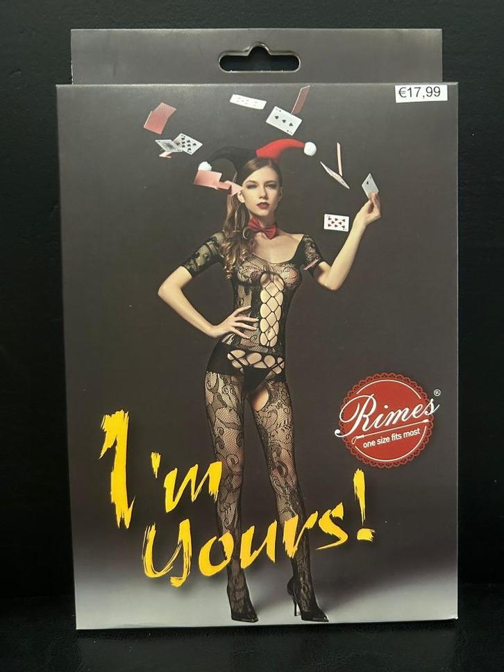 rimes bodystocking i'm yours catsuit open kruis, Kleding | Dames, Overige Dameskleding, Nieuw, Ophalen