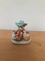 Miniatuur kereltje met puppies, Ophalen of Verzenden, Zo goed als nieuw, Mens