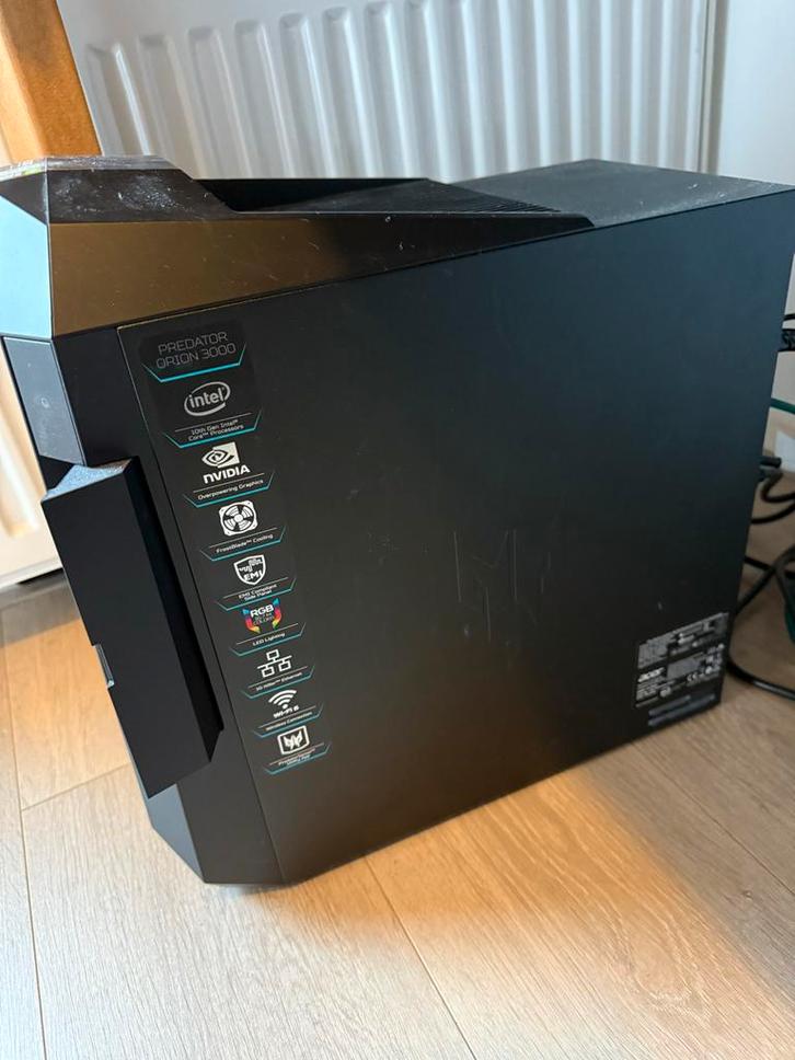 Predator Orion 3000 PO3-620 Gaming PC, Computers en Software, Desktop Pc's, Gebruikt, 4 Ghz of meer, HDD, 16 GB, Met videokaart