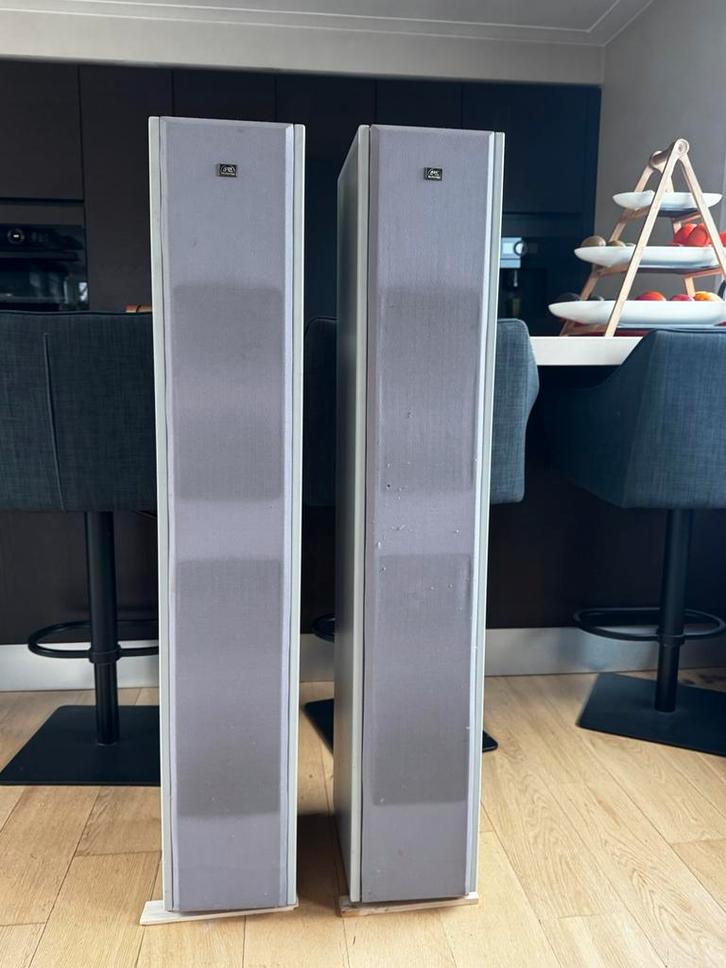 The Pied Piper Aura speakers, Audio, Tv en Foto, Luidsprekers, Gebruikt, Front, Rear of Stereo speakers, 120 watt of meer, Overige merken