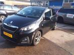 Peugeot 108 Envy 1.0 e-VTi (bj 2016), Auto's, Voorwielaandrijving, Stof, Gebruikt, Zwart