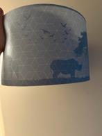 Blauwe dieren plafondlamp kinderkamer, Blauw, Rond, Ophalen of Verzenden, Zo goed als nieuw