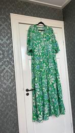 Fabienne Chapot lange jurk mt 40 groen/wit, Maat 38/40 (M), Ophalen of Verzenden, Zo goed als nieuw, Onder de knie