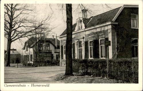 Hamersveld Gemeentehuis zegel + st 1954, Verzamelen, Ansichtkaarten | Nederland, Gelopen, Utrecht, 1940 tot 1960, Verzenden