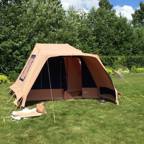 Vrijbuiter Pyramide Tent – 6-Persoons Adelaar, Caravans en Kamperen, Tenten, tot en met 6, Gebruikt, Ophalen