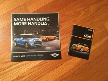 2 stuks folders van Mini - nieuwe 4-deurs 2015 beschikbaar voor biedingen