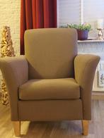Te koop zgan bruine fauteuil, Ophalen, 75 tot 100 cm, Zo goed als nieuw, 75 tot 100 cm