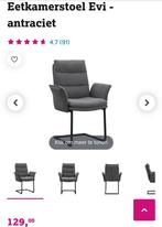 Nieuwe eetkamerstoelen leenbakker ( model evi ), Huis en Inrichting, Stoelen, Ophalen of Verzenden, Zo goed als nieuw, Grijs