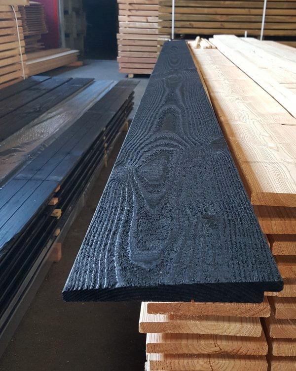 Douglas Zweeds rabat/potdeksel 2x zwart gespoten! ACTIEWEEK!, Tuin en Terras, Palen, Balken en Planken, Nieuw, Planken, 250 cm of meer