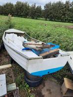 Overnaadse polyester 5m vissloep, Watersport en Boten, Ophalen of Verzenden, Gebruikt, Overige typen