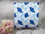 Knutsel servetten blauw / licht blauw schelpen decoupage 001, Verzenden, Nieuw, Materiaal