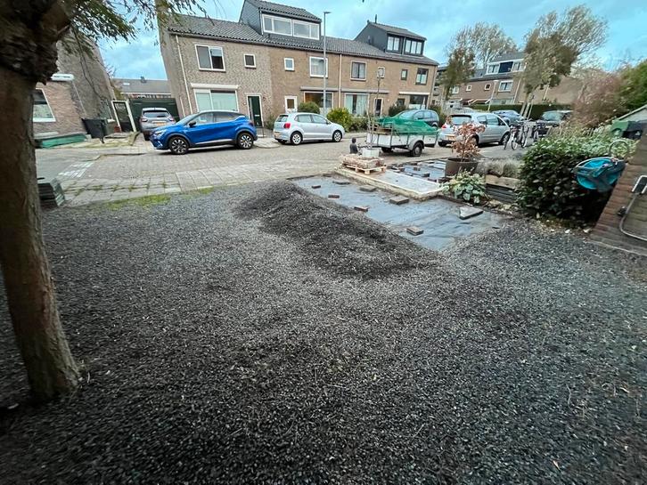 Antraciet / Grijs / Blauw Split (Grind) met Honingraat, Tuin en Terras, Grind, Keien en Split, Split, Antraciet, Basalt, Ophalen