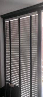 Mooie witte bamboe lamellen 2.22 x 87 met zwart band, Ophalen, Gebruikt, 200 cm of meer, Wit