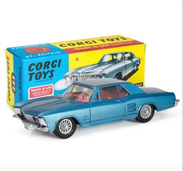 Buick Riviera Blauw Trans-O-Lite Corgi NEW schaal 1/48 # 245 beschikbaar voor biedingen