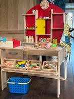 Houten Winkel met Accessoires, Kinderen en Baby's, Speelgoed | Speelkeukens, Ophalen, Zo goed als nieuw, Hout, Speelkeuken