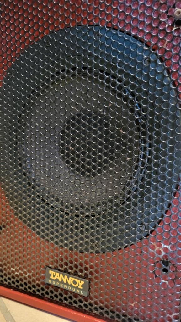 Tannoy super dual set, Audio, Tv en Foto, Luidsprekers, Zo goed als nieuw, Front, Rear of Stereo speakers, 120 watt of meer, Overige merken