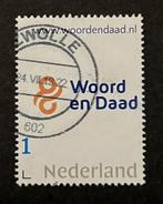 persoonlijke postzegel Woord en daad, Postzegels en Munten, Postzegels | Nederland, Na 1940, Verzenden, Gestempeld