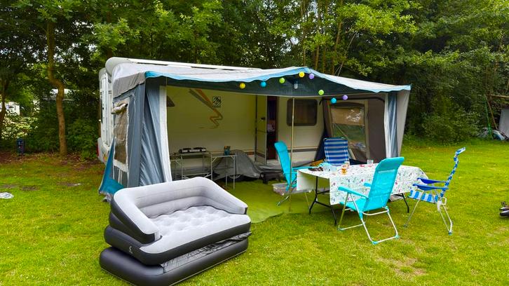 Knaus  – 4p Caravan met voortent, & kano-optie – €59/nacht, Caravans en Kamperen, Verhuur