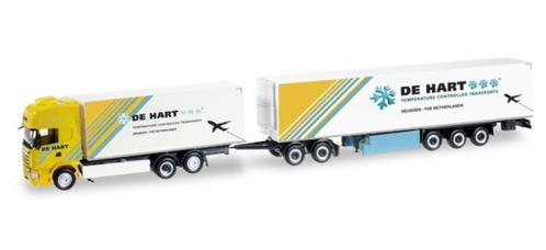 Herpa 1:87 Vrachtwagen De Hart, Hobby en Vrije tijd, Modelauto's | 1:87, Zo goed als nieuw, Bus of Vrachtwagen, Herpa, Ophalen of Verzenden