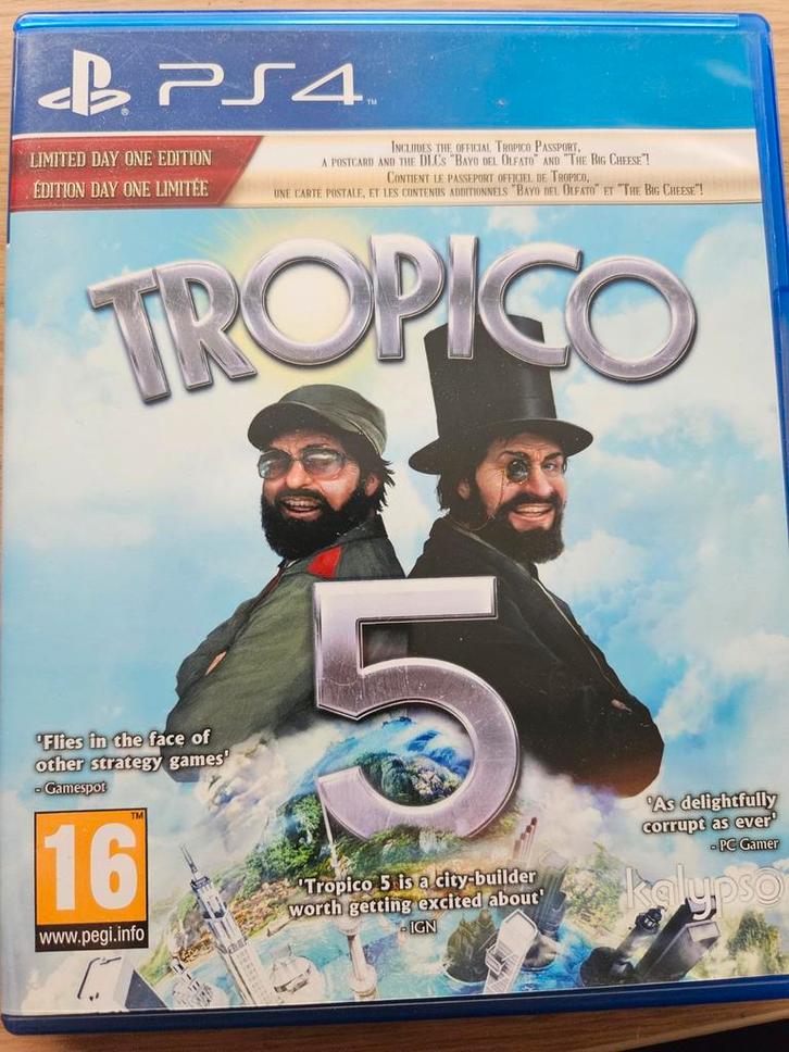 Tropico 5 - PlayStation 4, Spelcomputers en Games, Spelcomputers | Sony PlayStation 4, Gebruikt, Original, 500 GB, Met 1 controller