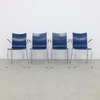 Postmoderne Eetkamerstoelen 4 KFF, 1990s (setprijs), Huis en Inrichting, Ophalen, Gebruikt, Vier, X