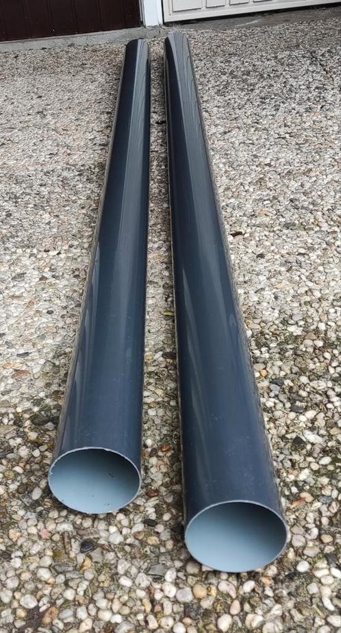 Regenpijp 80 mm, Nicoll Vodalis, Antraciet RAL 7016, Doe-het-zelf en Verbouw, Buizen en Afvoer, Nieuw, Pvc, Ophalen