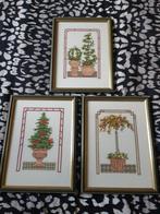 Schilderijtjes - tuinplanten, Huis en Inrichting, Woonaccessoires | Lijsten, Minder dan 50 cm, Ophalen of Verzenden, Zo goed als nieuw