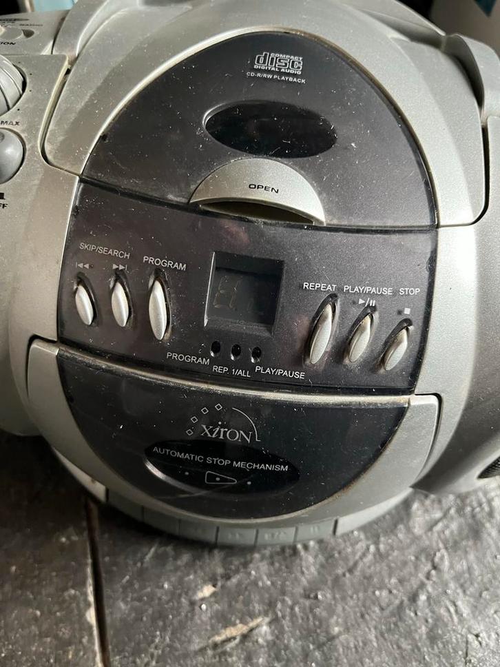 Radio/CD/Cassette Recorder - Xiron, Audio, Tv en Foto, Radio's, Gebruikt, Radio, Met cd-speler, Ophalen of Verzenden