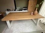 Mooie eikenhouten eettafel - 210x100 cm, Huis en Inrichting, Tafels | Eettafels, Ophalen, 200 cm of meer, 50 tot 100 cm, Zo goed als nieuw