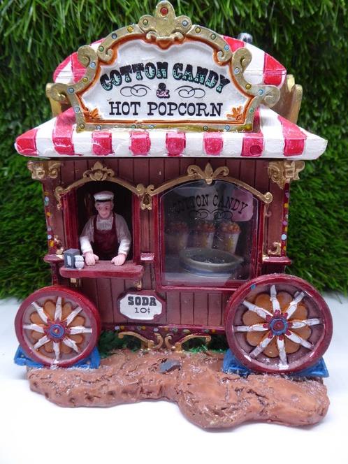 Lemax Kerstdorp Carnaval Roulette cotton candy, Diversen, Kerst, Zo goed als nieuw, Verzenden
