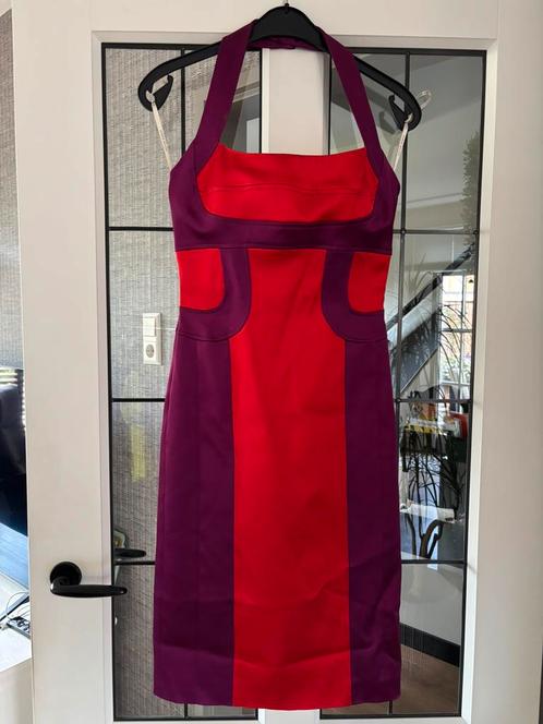 Karen Miller halter cocktailjurkje maat 36 rood, Kleding | Dames, Gelegenheidskleding, Zo goed als nieuw, Cocktailjurk, Maat 36 (S)