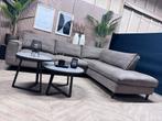 Goossens Jonas Lederen Hoekbank - Taupe - 275 x 210