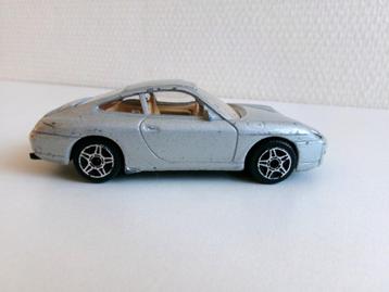 Porsche 911 Carrera zilvergrijs 1:43 Bburago (geen ovp) beschikbaar voor biedingen