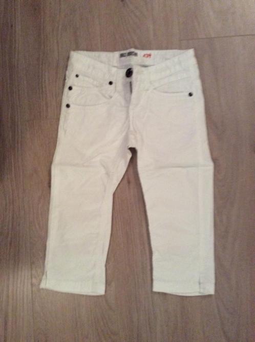 Prachtige witte Rags jeans broek maat 134 NIEUWSTAAT!, Kinderen en Baby's, Kinderkleding | Maat 134, Zo goed als nieuw, Meisje
