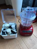 KitchenAid Keukenmachine - Rood, Compleet!, Witgoed en Apparatuur, Keukenmixers, Ophalen, 3 snelheden of meer, Zo goed als nieuw