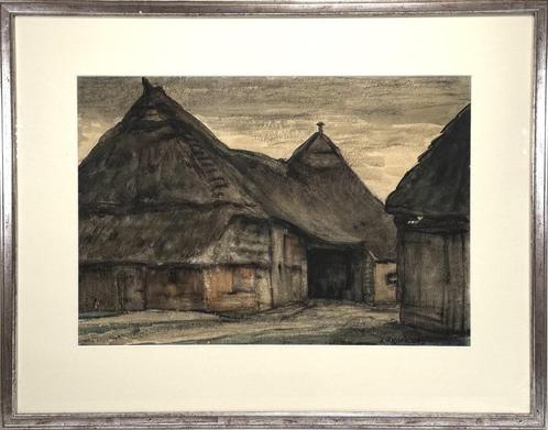 Pasteltekening, Arnold Willem Kort, Antiek en Kunst, Kunst | Schilderijen | Klassiek, Ophalen of Verzenden