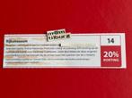 Bon 14 Rijksmuseum 20% korting, Drie personen of meer, Kortingskaart