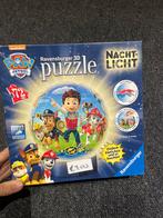 Paw Patrol 3D Puzzel - Ravensburger Nachtlicht, Ophalen of Verzenden, Meer dan 50 stukjes, Zo goed als nieuw, 4 tot 6 jaar