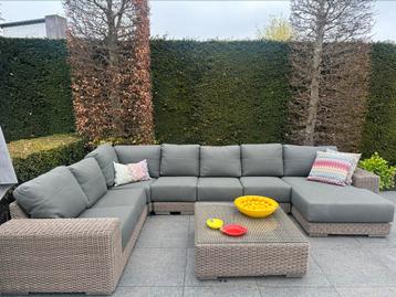 4 Seasons outdoor Kingston loungebank + salontafel  beschikbaar voor biedingen