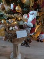 Zelf gemaakte kerstman met slee tekoop, Diversen, Kerst, Ophalen of Verzenden