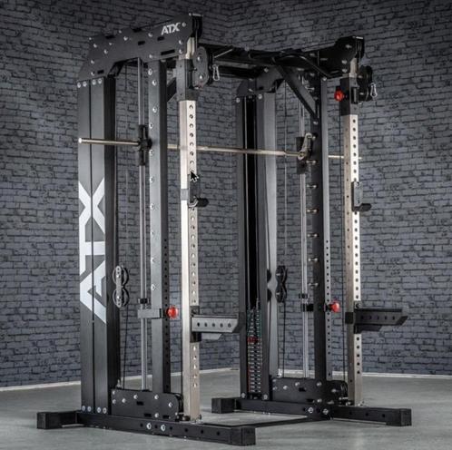 ATX Smith Cable Rack SCR-760 | 2 Gewichtstapels+accessoires, Sport en Fitness, Fitnessapparatuur, Gebruikt, Krachtstation, Metaal