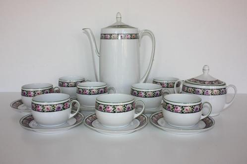 Puntgaaf Bavaria Z.S.&C theeservies, Antiek en Kunst, Antiek | Servies compleet, Ophalen of Verzenden